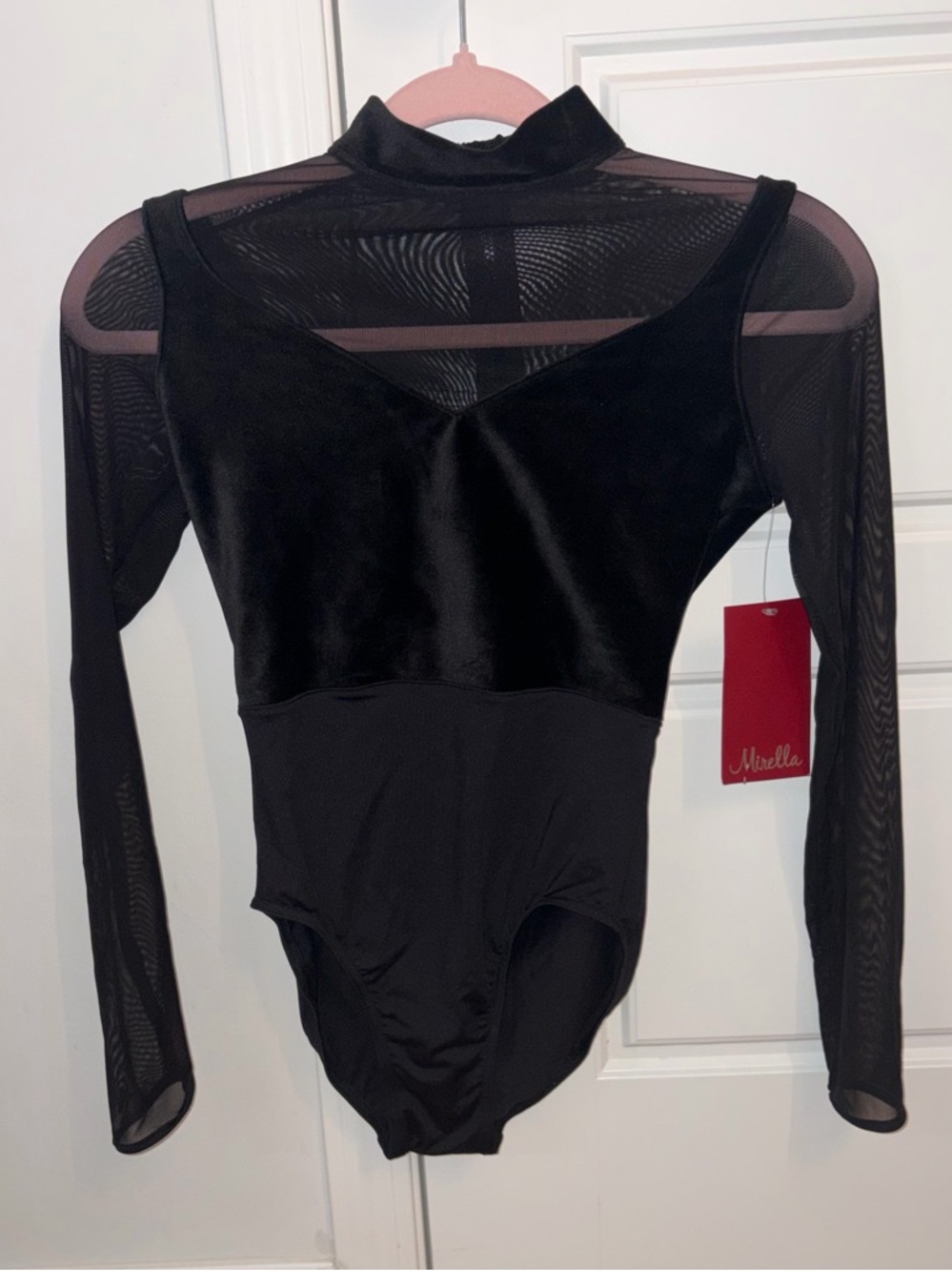 BNWT Mirella Velvet Sweetheart Bodysuit.